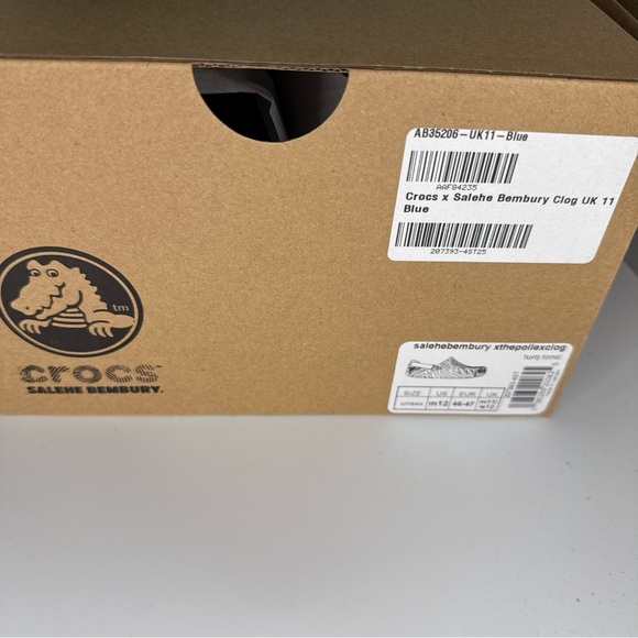 New Crocs Pollex Clog by Salehe Bembury Tide Mens Size 12 Turquoise Tonic In Box